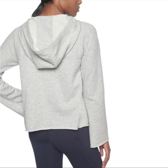 ATHLETA French Terry Pique Pullover Hoodie in White Size XS - Picture 8 of 14